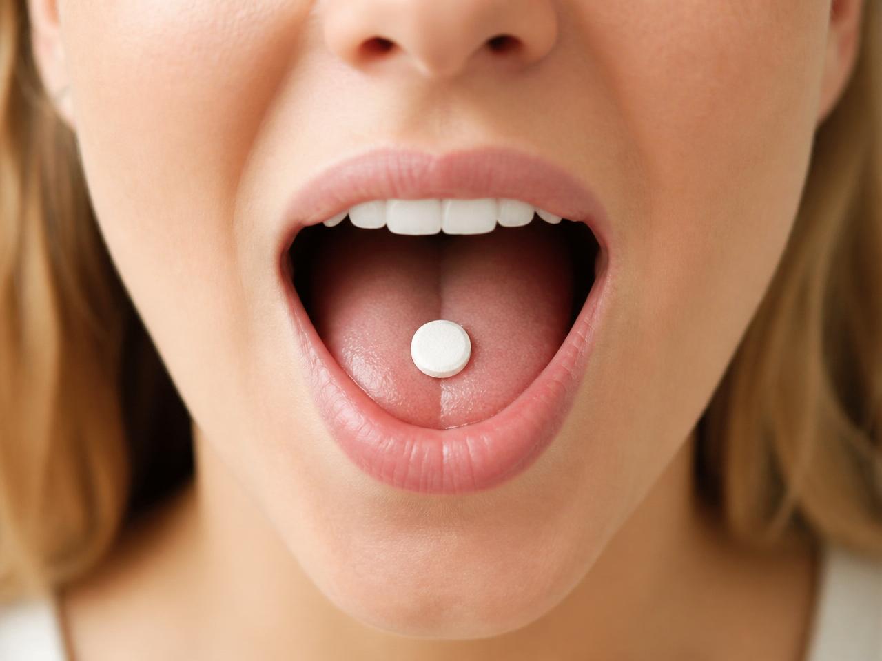 A QUICKSOME dissolvable tablet placed under the tongue for rapid sublingual absorption